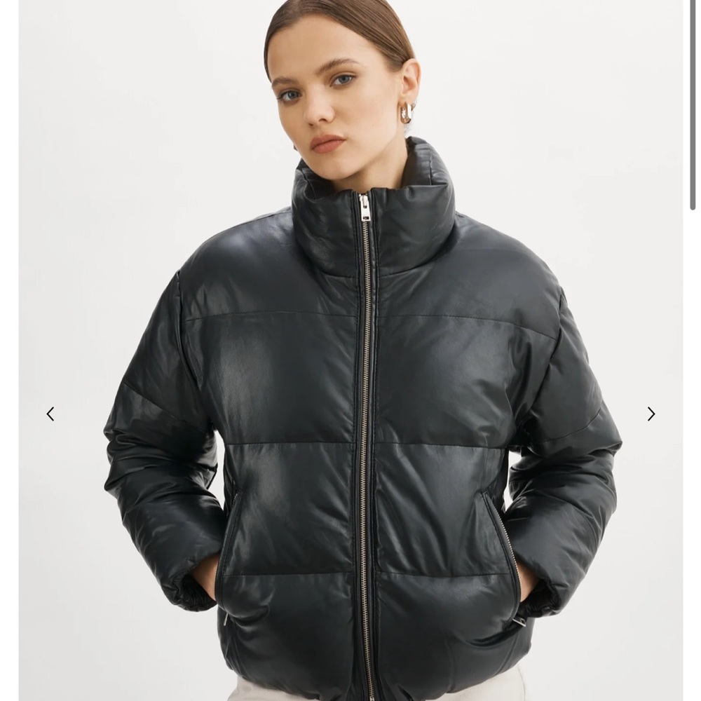 Black Puffer Jacket - Picture 6 of 6